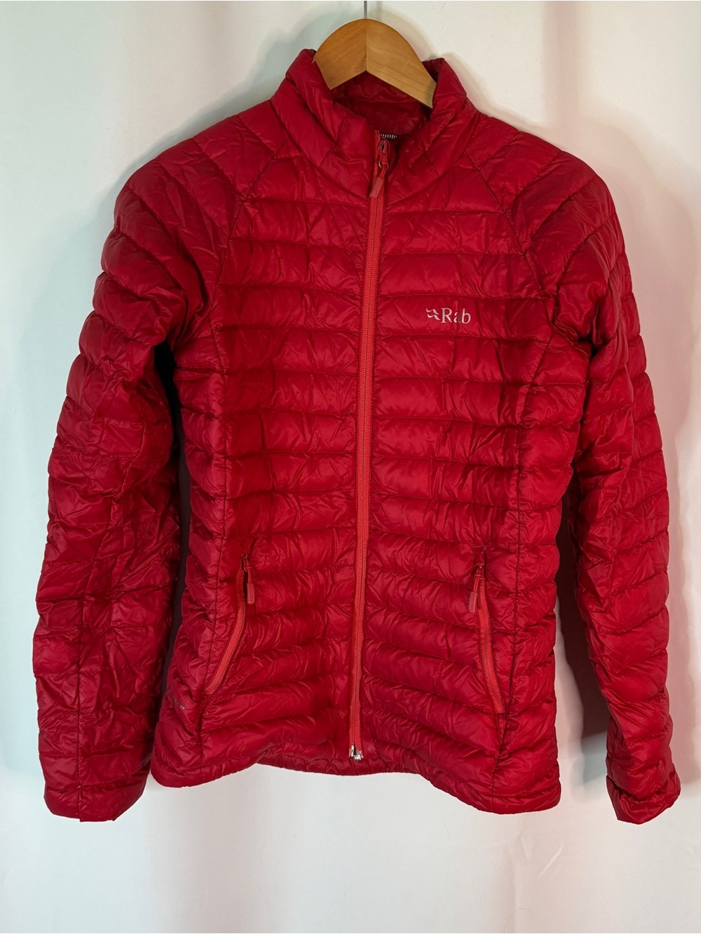 Rab Women’s Insulated Quilted Puffer Jacket — Red
